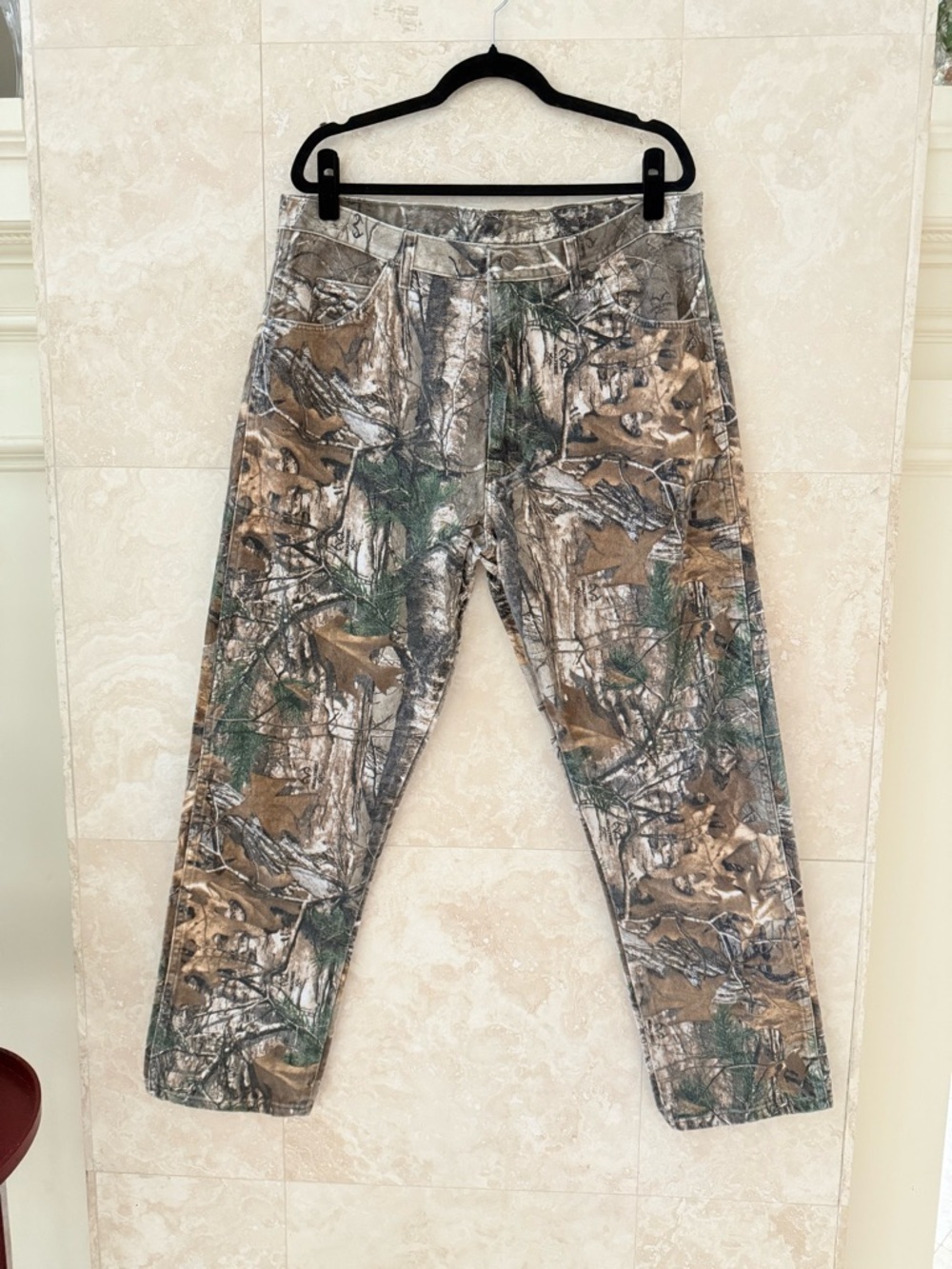 Wrangler Pro Gear Realtree Camo Straight Leg Jeans Pants 40x32 NWOT